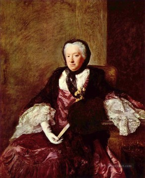 Allan Ramsey Painting - retrato de mary atkins señora martin Allan Ramsay Retrato Clasicismo